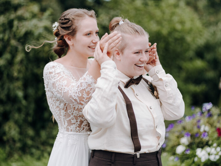 Hochzeitsfotografie Sachsen Luisa und Vivian Lang
