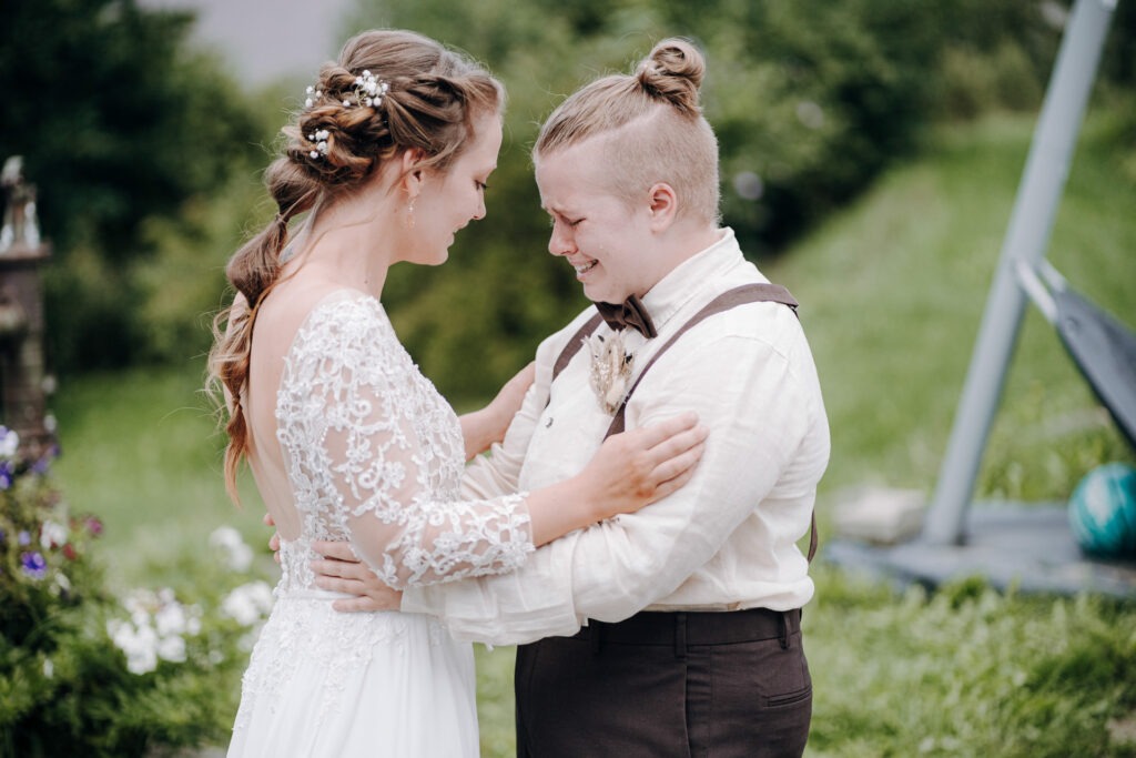 Hochzeitsfotografie Sachsen Luisa und Vivian Lang