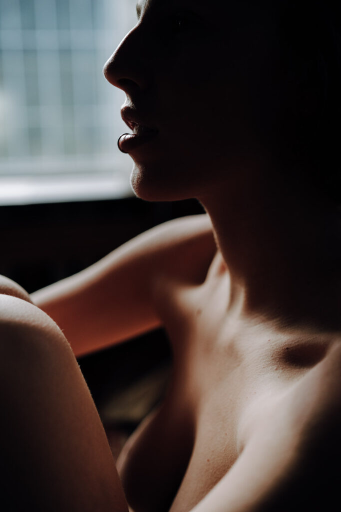 Portraitshooting Boudoirfotografie Merle in den ISO Studios Leipzig